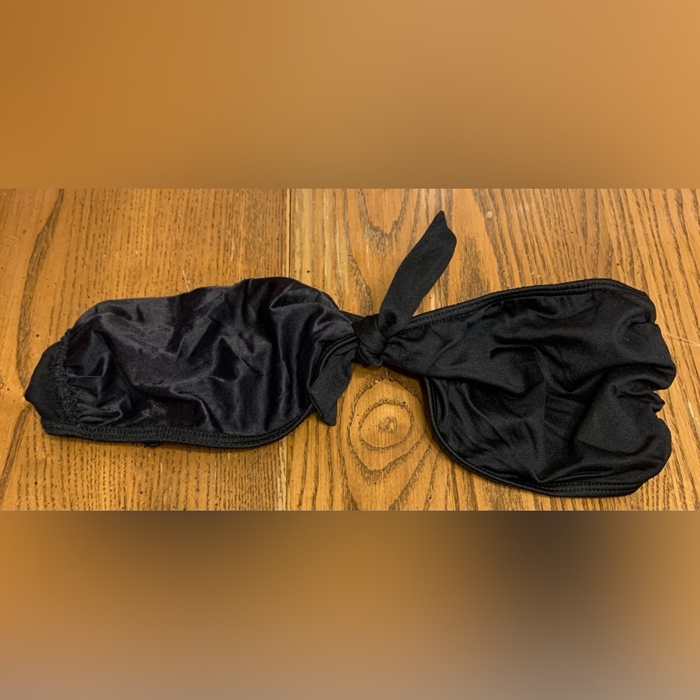 NWOT Rachel‎ Pally Black Zanzibar Bandeau Bikini Size Small Black